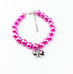 Stock de fábrica de alta calidad mariposa nudo perla perro Collar mascota collar accesorios para gato perro - Product Image 2