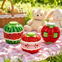 Hamburger Fruit Multi-Style Fidget Spinner Bal Drukknop Draaiende Gyro Stressverlichtende Speelgoed voor Volwassenen Kinderen Kantoor Bureau Vingermassage