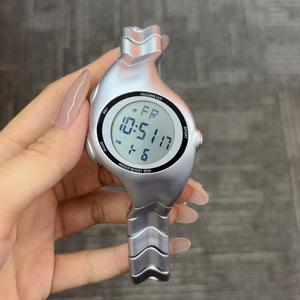 Reloj Digital Multifuncional de Moda con Pantalla LED Elíptica, Correa Acrílica Luminosa, Caja de ABS, Fecha Electrónica, Gran Venta - Product Image 6