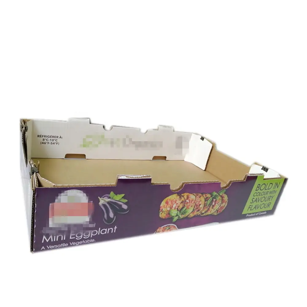 Özel sert muz kutuları çilek ananas sebze kutusu için Mango 6kg karton karton meyve ambalaj tedarikçisi