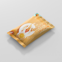 Sacs Mylar personnalisés à gravure, anti-odeur, à scellage arrière, de qualité alimentaire pour emballage de savon vaisselle et crème glacée
