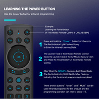 Nuevo Modelo 2025 G20BTS Plus, Control Remoto Inalámbrico con Retroiluminación e IR, Aprendizaje, para Android TV Box, PC, Tablet, con Control por Voz, G20S Pro BT