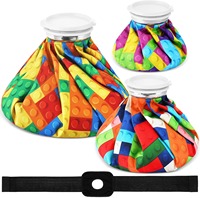 Sac à glace portable anti-fuite en tissu, plusieurs tailles, pour usage domestique, clinique, blessures, réutilisable
