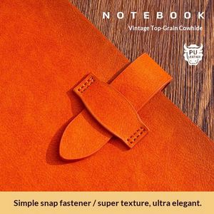 Cuaderno Espiral de Cuero PU A5 de Primera Calidad con Cubierta Suave de Cuero Vacuno de 2 Capas, Encuadernación de Hojas Sueltas, Logotipo Personalizado, Grabado en Relieve para Oficina y Negocios - Product Image 4