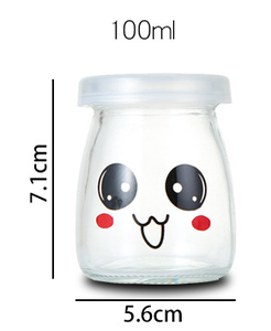 Frascos <span class=keywords><strong>de</strong></span> vidrio <span class=keywords><strong>para</strong></span> dulces vacíos con tapa, contenedor <span class=keywords><strong>de</strong></span> Material <span class=keywords><strong>de</strong></span> 3oz y 100ml <span class=keywords><strong>para</strong></span> hacer yogur, venta a granel <span class=keywords><strong>de</strong></span> miel - Product Image 4