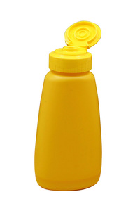 Bouteille de sauce en plastique mat de qualité alimentaire 250 ml, pour tomate, mayonnaise, chili, avec bouchon twist & flip-top 38 mm 38/400, bouteille à presser - Product Image 4