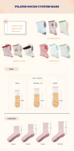 Kaos Kaki Trampolin Anti Selip dengan Logo Kustom, Kaos Kaki Pilates, Kaos Kaki Yoga Anti Selip, Kaos Kaki Kompresi Model Crew dengan Ruffle Bunga untuk Musim Semi - Product Image 4