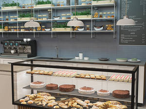 <span class=keywords><strong>Comptoir</strong></span> de bar pour boulangerie, pâtisserie, magasin d'alimentation, design d'intérieur, à vendre - Product Image 3