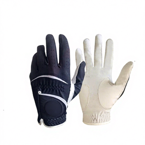 Guantes de Golf de Cabretta Antideslizantes Directos de Fábrica con Marcador de Pelota Extraíble y Logotipo Personalizado, Suministro al por Mayor para Clientes - Product Image 1