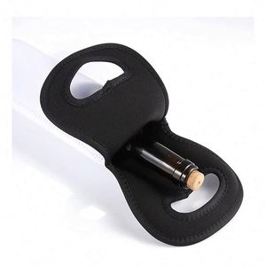 Sac de transport isotherme personnalisé en néoprène pour bouteille de vin simple ou double, idéal pour les voyages, pique-niques et fêtes - Product Image 4