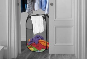 Nouveau panier à linge pliable et portable, sacs de rangement pour le linge, idéal pour la maison et comme aide à la séchage - Product Image 2