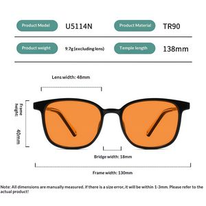 Lunettes anti-lumière bleue, verres bloquant la lumière bleue, lunettes pour enfants, OEM ODM, verres orange rouge, lunettes de protection - Product Image 4