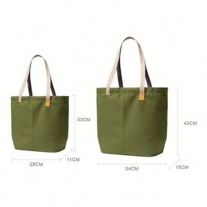 Sac en toile de coton personnalisé à faible MOQ pour les voyages et le shopping élégant – Sac fourre-tout en toile - Product Image 3