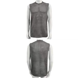 Customized Men's Casual Summer <b>Tank</b> <b>Tops</b> <b>Vintage</b> Style Breathable Knitted Sports Sleeveless Beach <b>Tank</b> <b>Top</b> for Streetwear - Product Image 6