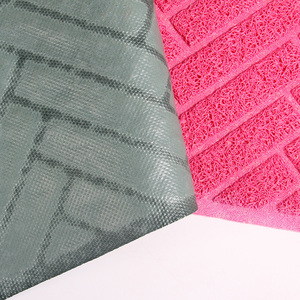 Tapis pour animaux de compagnie en PVC moderne rayé, doux, écologique, durable, bol pour chien, litière pour chat, nourriture, alimentation, voyage, antidérapant, lavable à la main - Product Image 5