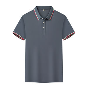 เสื้อโปโลผู้ชายแบบแห้งเร็ว ผลิตตามสั่ง ผ้าโพลีเอสเตอร์ 100% น้ำหนัก 180 กรัม ปกเสื้อแบบปกเชิ้ต แขนสั้น เหมาะสำหรับกิจกรรมกลางแจ้ง เสื้อโปโลสำหรับตีกอล์ฟ เสื้อยืดลำลองสำหรับผู้หญิงในฤดูร้อน - Product Image 5
