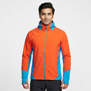 Fast Delivery Men's <b>Camping</b> <b>Windbreaker</b> Jacket Canvas Hooded Vintage Style Reflective Waterproof Outdoor Casual Hiking - Product Image 1