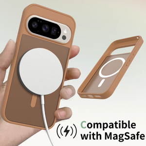 In Stock Magnetic Phone Case <strong>for</strong> Google Pixel 10 Pro Xl TPU+PC Original Phone Cover <strong>for</strong> Pixel 9A 8A 7A6A Shockproof Shell Coque - Product Image 4