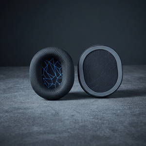 Almohadillas de Repuesto para Auriculares SteelSeries Arctis 3 5 7 Pro, Tejido de Malla Transpirable, Almohadillas de Seda de Hielo, Anillos de Ventilación con Flujo de Aire - Product Image 4