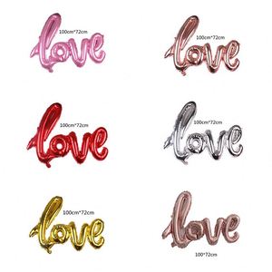Ballon décoratif mural gonflable en feuille de 40 pouces, motif 'Love Letter', pour mariage, vente en gros - Product Image 1