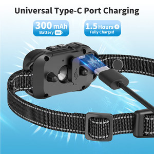 Neues Design Einstellbar 7 Hoch empfindliches Ultraschall-Hunde trainings gerät Kein Rinden halsband Vibrations sicheres Anti-Barking-Halsband - Product Image 4