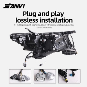 Auto Led Headlight for 2018 Toyota Prado Headlight Assembly With LED Matrix Module Light Source Drl Devil Eyes - Product Image 5