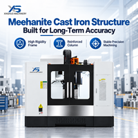 Centre d'usinage vertical CNC 3 axes CV-855A, commande FANUC, BT40, 12000 tr/min, fraiseuse robuste pour la découpe des métaux