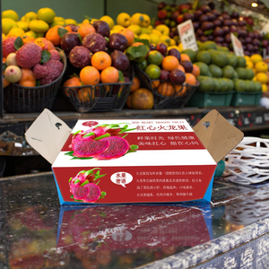 Tùy Chỉnh Màu Sắc Sóng Hội Đồng Quản Trị Hộp Giấy Rồng Trái Cây Chuối Cho Táo Bao Bì Với Lớp Phủ UV & Matt Cán - Product Image 2