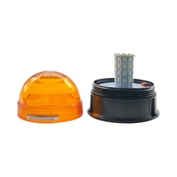Lampe d'avertissement d'urgence rotative ambre 12v/24v pour chariot élévateur et accessoire de lumière de voiture de Construction