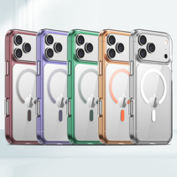 Étui magnétique pour iPhone 18 Pro Max, coque arrière rigide en PC acrylique pour iPhone 18 17 16 15 14 13 LM022