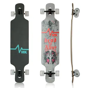 Longboard di Skateboard Longboard personalizzato di alta qualità in acero di bambù all'ingrosso per adulti