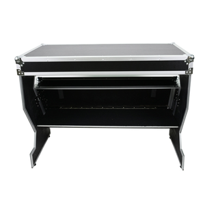 Flight Case Pieghevole Personalizzato per Attrezzatura da <span class=keywords><strong>DJ</strong></span> con Funzione di Tavolo e Vassoio per Laptop in Lega di Alluminio Comodo Stampato su Misura OEM - Product Image 5