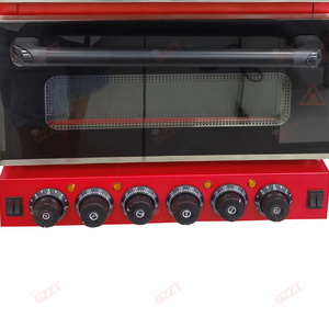 Elektrikli Çift Katlı 2 Tepsili Tezgah Üstü Ticari Fırın, Dijital Kontrollü Unlu Mamüller Ekmek Pizza Fırını, 2 Adet Pizza Taşıyla - Product Image 4