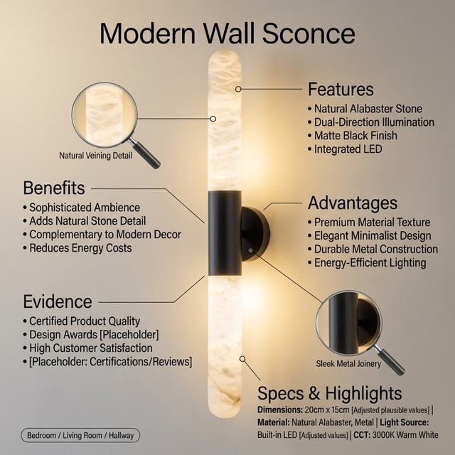 Hanging Lights Alabaster Nordic Indoor Brass Alabaster Wall Lamp 2700k Luxury Dining Led Alabaster Marble Sconces Wall Light