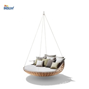 Chaise suspendue d'extérieur, balançoires <span class=keywords><strong>de</strong></span> patio, <span class=keywords><strong>lit</strong></span> <span class=keywords><strong>suspendu</strong></span> en rotin en forme d'œuf, balançoire <span class=keywords><strong>de</strong></span> jour, <span class=keywords><strong>lit</strong></span> <span class=keywords><strong>de</strong></span> <span class=keywords><strong>soleil</strong></span> - Product Image 2
