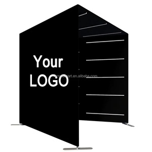 Boîte de photomaton portable en tissu 360 avec logo personnalisé, fond lumineux, style Vogue, avec éclairage LED RVB pour les fêtes - Product Image 6