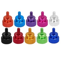 Fabricant de vis à oreilles personnalisées vis à oreilles anodisées m2 m3 m5 m6 vis à oreilles moletée en laiton aluminium