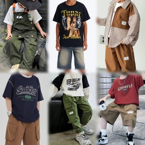Lotes de Ropa Infantil de Verano Usada al por Mayor, Conjuntos Limpios de Poliéster/Algodón, Liquidación de Moda - Product Image 2