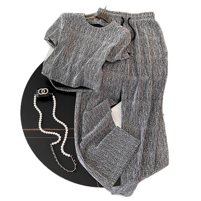 2026 Fashion Casual Women's Summer New Stylish Slimming Sportswear Two-Piece Set