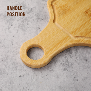 Juego de 3 Tablas de Cortar de Bambú con Logotipo Personalizado, Utensilios de Cocina Ecológicos para Cortar Carne y Servir, Aptos para Lavavajillas - Product Image 4