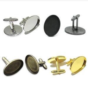Bouton de fermeture blanc 14mm réglage <span class=keywords><strong>ong</strong></span> manches boutonné dos résultats bouton de manchette bouton de manchette simple - Product Image 3