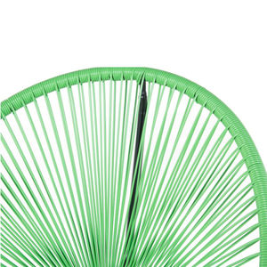 Venta caliente Balcón 3 Pces Acapulco Bianco Bistro Set,PE Rattan Hand Waved Cafe Table and Chairs Set Restaurante - Product Image 5