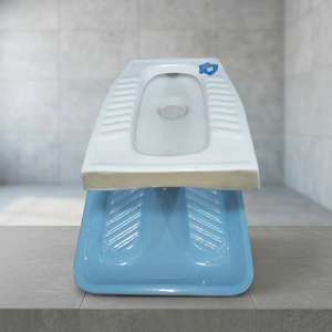Vistaar Premium Double Red Brandy Squatting Pan-WC de toilette en céramique de l'Est élégant à bas prix - Product Image 6