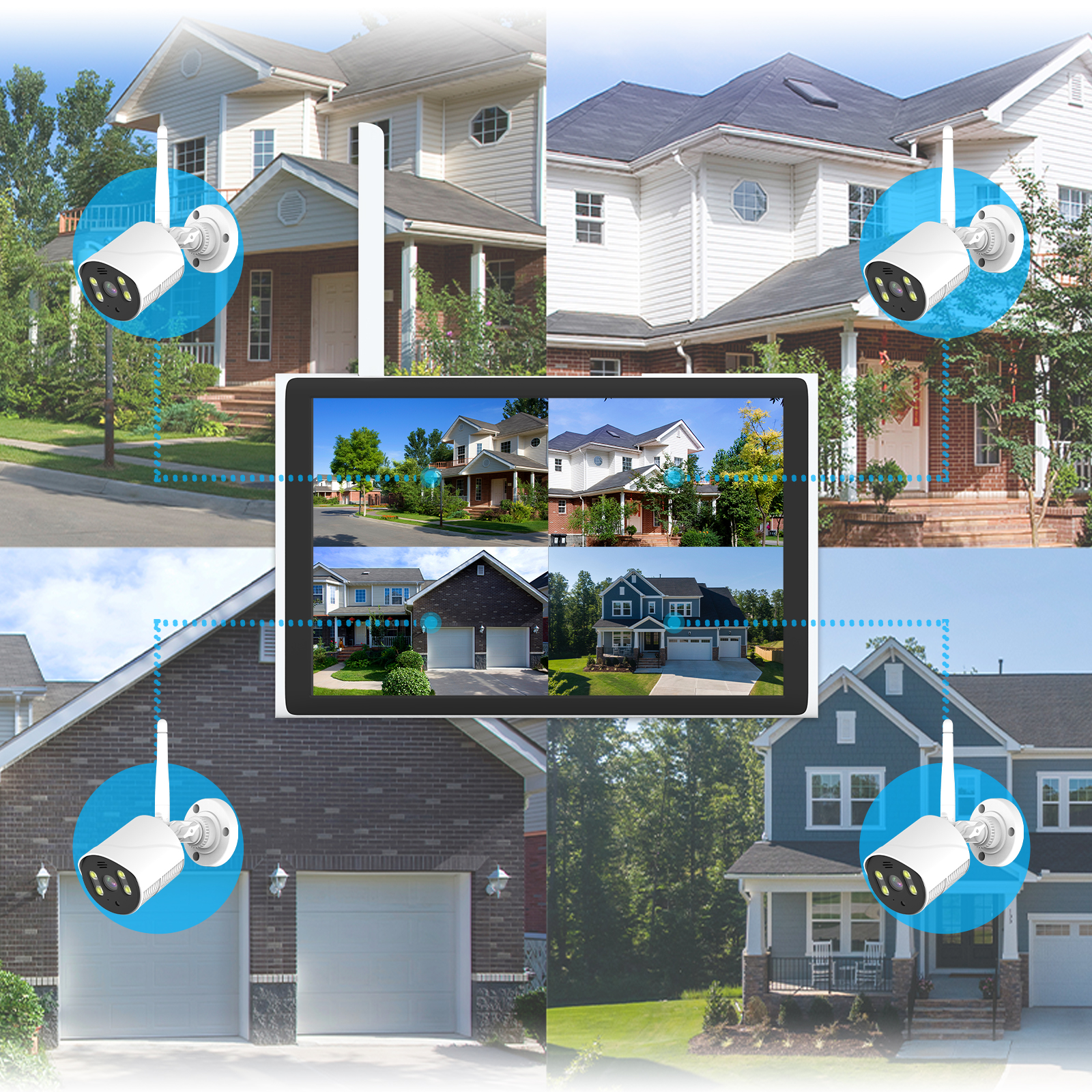wifi camera system with monitor