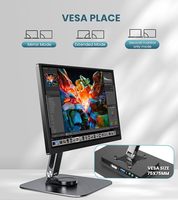 Nouvel écran tactile industriel de 14 pouces FHD 1920x1200 HDR IPS 500 Nits 100% SRGB Multi-ports pour VGA DVI Noir 3 ans de garantie