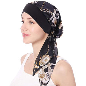 HZO-18141 chimio tête porter Turbans pour femmes <span class=keywords><strong>cheveux</strong></span> longs tête écharpe tête enveloppes <span class=keywords><strong>Cancer</strong></span> chapeaux Bonnet - Product Image 1