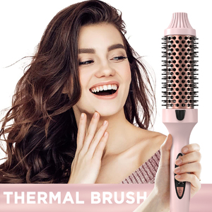 <span class=keywords><strong>Brosse</strong></span> ronde <span class=keywords><strong>chauffante</strong></span> 3 en 1, <span class=keywords><strong>brosse</strong></span> à <span class=keywords><strong>cheveux</strong></span> ionique pour boucler, <span class=keywords><strong>brosse</strong></span> ronde thermique infrarouge pour femmes - Product Image 6