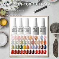 Vernis à ongles en gel UV LED, à haute pigmentation, application lisse, fini brillant longue durée, pour nail art et manucure
