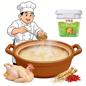 Base de Sopa de Pollo Viejo Baiweiding, Caldo Concentrado Comercial en Bolsas de 1 kg, Sabor Rico y Aromático, 12 Meses de Caducidad, Directo de Fábrica - Product Image 4