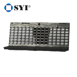 SYI Offre Spéciale D400 trou d'homme eau Gully grille <span class=keywords><strong>noir</strong></span> bitume enduit fonte ductile coulée En124 conforme - Product Image 2
